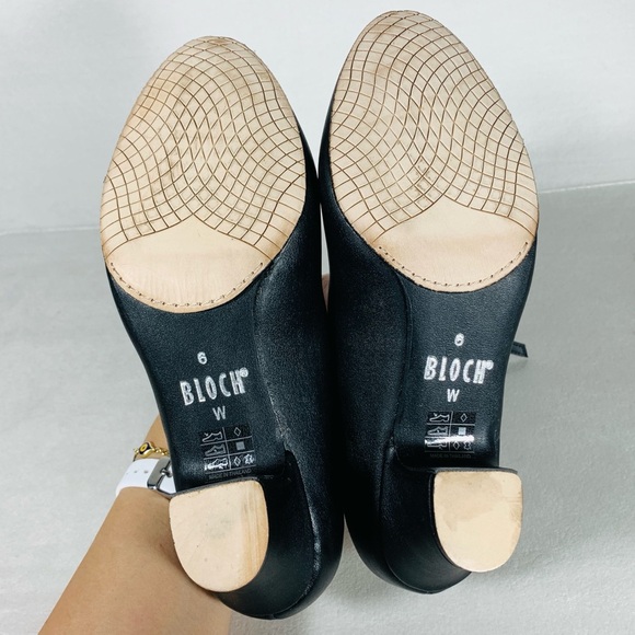 NEW Bloch Sz 6W Women's Broadway-Lo Character Shoe in Black - Picture 3 of 10